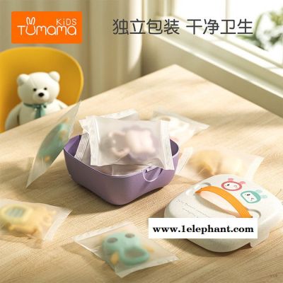 兔妈妈 新生儿手摇铃早教益智磨牙牙胶玩具0-1岁婴儿牙胶摇铃套装图4