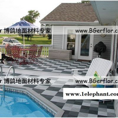[博鸽BGer]游泳池防滑垫,泳池疏水防滑安全地垫,室内室外游泳池地面铺装材料（防紫外线）图2