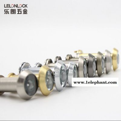 全铜防盗猫眼 可订制尺寸200度广角可视猫眼玻璃镜片羊眼 酒店房门门镜乐朗RDA-28图3