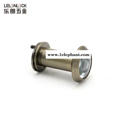全铜防盗猫眼 可订制尺寸200度广角可视猫眼玻璃镜片羊眼 酒店房门门镜乐朗RDA-28图4