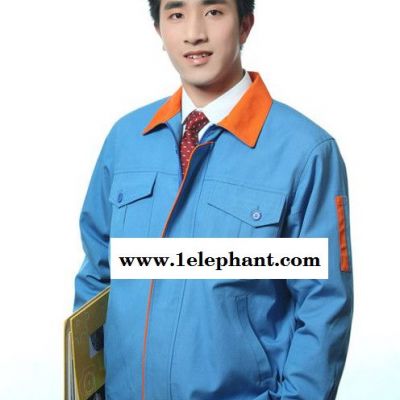 沃克迪威防护工装 长袖套装工作服 劳保工作服图3