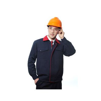 沃克迪威防护工装 长袖套装工作服 劳保工作服图4