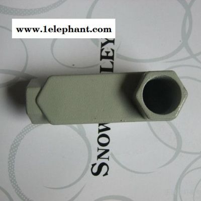 供应轩豪电气G1  1/2  DN40  1寸半 防爆穿线盒角通 二通 F型图2