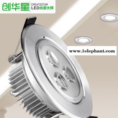 创华星led射灯3w天花灯客厅节能灯具LED牛眼射灯猫眼灯图3