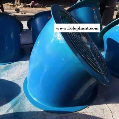 晟邦 玻璃钢防雨罩厂家 定制风机防雨弯头带防护网图2