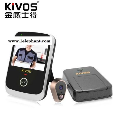 金威士得KDB307A无线猫眼可视门铃 家用别墅防盗监控拍照门铃图2