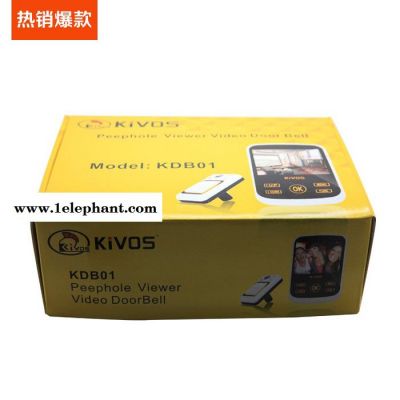 猫眼可视门铃 有线门铃 家用防盗门猫眼门铃 拍照录像 KDB01图3