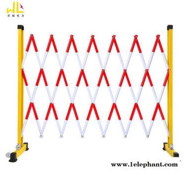 不锈钢伸缩围栏可移动隔离护栏电力施工围栏玻璃钢绝缘围栏安全防护