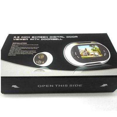 楼宇对讲门铃,可视门铃,对讲门铃,电子猫眼,时尚可视门铃,3.5寸带a图1