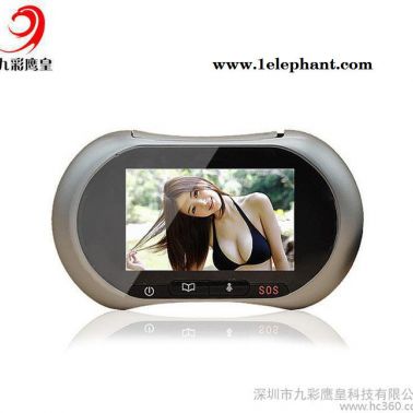 九彩鹰皇电子猫眼门铃智能二合一家用防盗可视门铃高清夜视监控