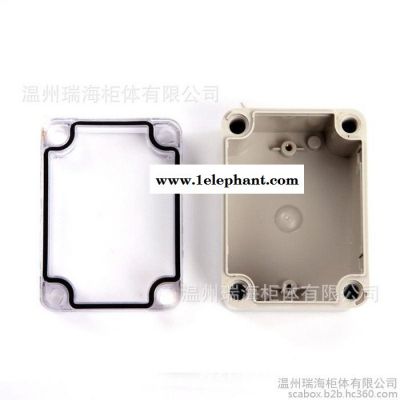 电缆穿线盒 工程塑料防水接线盒 80×110×70阻燃接线盒透明盖图3