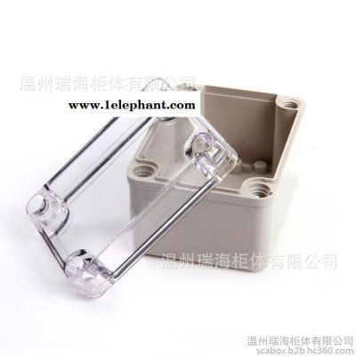 电缆穿线盒 工程塑料防水接线盒 80×110×70阻燃接线盒透明盖图2