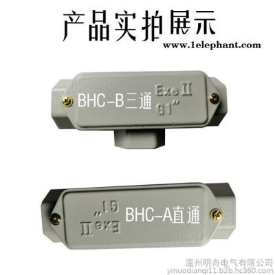 温州BHC防爆穿线盒直通三通四通弯通4分6分1寸规格图4