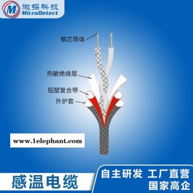 屏蔽型缆式线型感温火灾探测器 感温电缆厂家全国直销
