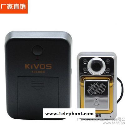 KiVOS智能猫眼可视门铃 无线家用防盗门铃一拖二 监控对讲外贸图2