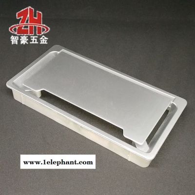 塑料办公会议电脑桌面穿线盒走线盒过线盒线孔盖板 线孔盖图5