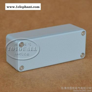 供应图优 90*36*31mm超小型铸铝穿线盒 微型防水接线盒 铝盒 IP65