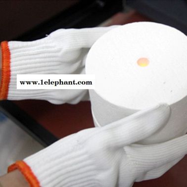 曼德1707011 DIY工具白色 尼龙劳保手套玻璃设备用于微波窑炉防护手套 加厚手套舒适