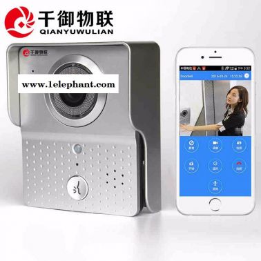 千御物联WIFI可视门锁门铃 智能摄像门锁 门铃对讲无线wifi可视门铃对讲**网络家用防盗别墅高清电子猫眼