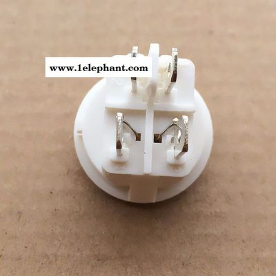 厂家新款 船型开关带猫眼 KCD1圆形23mm 三脚四脚带灯电源开关 皓德自产自销 船型开关带灯图2