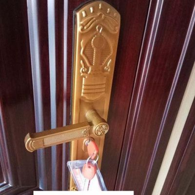 显家防盗门钢质门钢木门XJ-8503安全门子母门猫眼门铃二合一入户门进户门上海实体店图6
