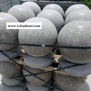 挡车球 路障石定做 异形石材  异形雕刻 挡车石 阻车石柱 圆球石材 自有矿山