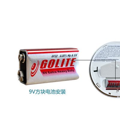 无线烟雾探测器消防预防火灾报警探测器9V供电 举报图4