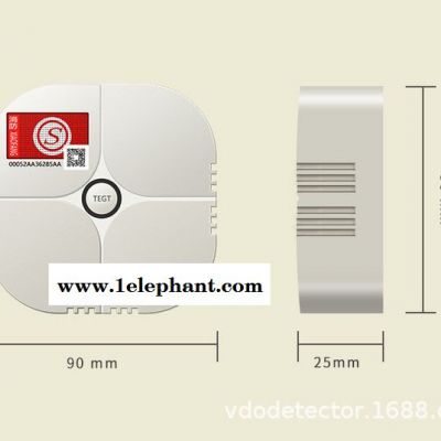 VDO意通顺家用厨房燃气报警器家用液化气煤气泄漏露探测器天燃气报警器民用燃气报警器价格无线燃气泄露报警器厨房报警器安装图2