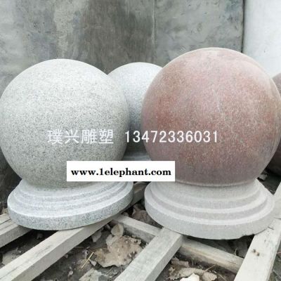 璞兴雕塑 路障球 路障石 挡车球制作图3