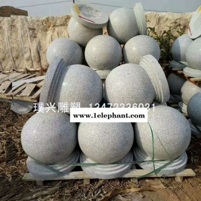 璞兴雕塑 路障球 路障石 挡车球制作图5