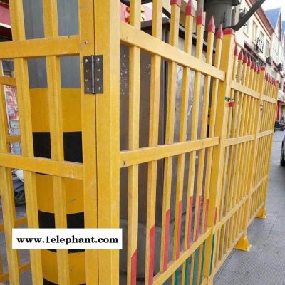【展翼】 定做生产 公园围栏 玻璃钢围栏 玻璃钢防护栅栏 玻璃钢护栏供应 呼和浩特玻璃钢围栏图5