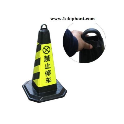 运兴塑料方锥批发 反光警戒雪糕筒 定制广告锥 橡胶方锥 塑料圆锥 橡胶圆锥图2