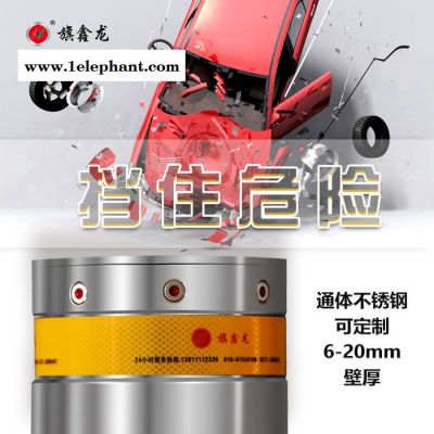 旗鑫龙 全自动液压升降柱不锈钢遥控伸缩地桩电动防撞阻车路障图2