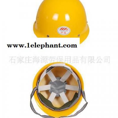 生产恒福牌013型玻璃钢安全帽作业防护安全帽 一键按压式图3
