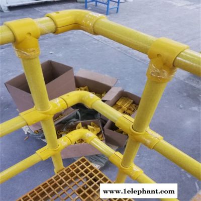 久迅40/40小区用玻璃钢拉挤围栏 安全保护围栏 玻璃钢施工防护栏户外图2