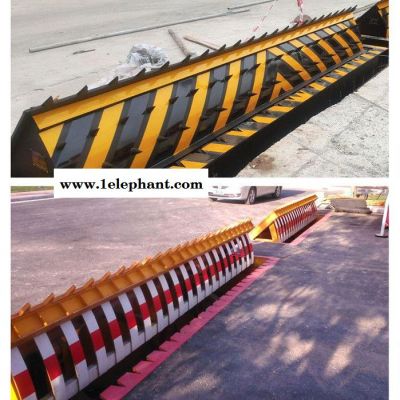 旗鑫龙 翻版路障 液压翻版路障机 无刺路障机图5