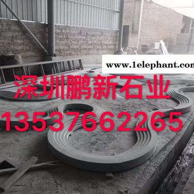 深圳大理石-加工大理石路障路沿石等-大理石园林石材图4