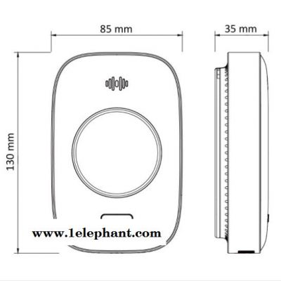 HIKVISION/海康威视 WiFi版可燃气体探测器(天然气) 海康威视燃气探测器图2
