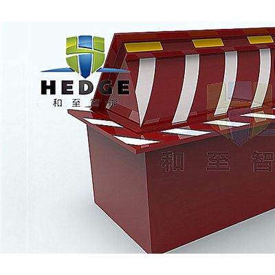 和至智能1 国标钢液压路障机. 监狱专用液压翻转路障机.市政防冲撞墙， 升降阻车墙。 工业翻转板路障机图4