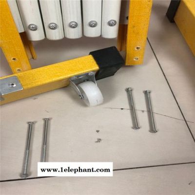 万联 玻璃钢绝缘可移动伸缩围栏 电力厂区施工隔离加强加厚型安全防护栏 围栏厂家 伸缩围栏批发图3