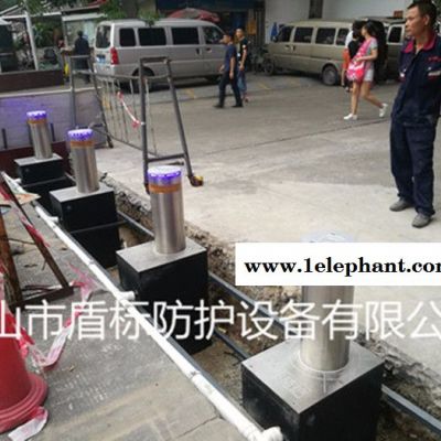 LED灯遥控升降柱,交通道路安全不锈钢遥控液压升降柱,全自动升降挡车路桩,阻车路障图6