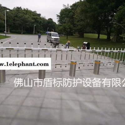停车场智能遥控升降柱价格,小区门口自动升降挡车路桩,防撞升降地柱,交通警示路障图8