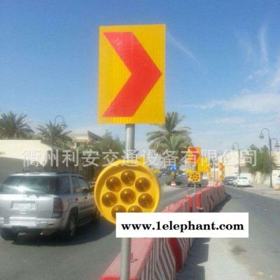 太阳能花形警示灯，交通路障灯，8颗灯珠黄闪灯 traffic light图2
