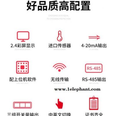意通顺固定式氢气可燃气体浓度超标泄漏探测器图3
