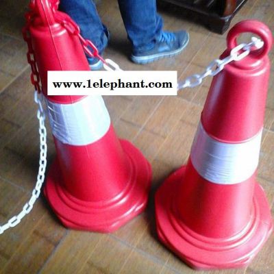 70cm提环塑料路锥/反光/雪糕筒/路标/路锥/路障 交通厂家图3