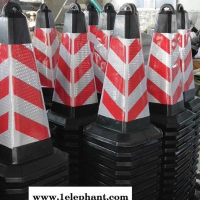 塑料路锥 施工防撞隔离锥 路障警示路锥 塑料方锥 鹏翔瑞牌值得信赖图6