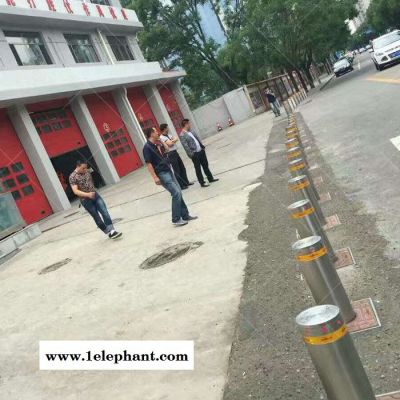 【河北瑞控】半自动升降柱304不锈钢路障步行街政府门口升降柱图5