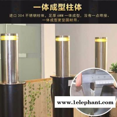 MY-SJ01 **304不锈钢升降柱 液压一体式全自动升降柱 部队政府防恐路障机学校公园大型广场挡车器图6