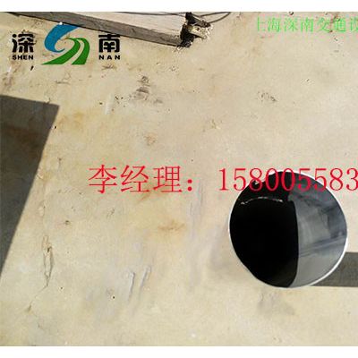 物业出入口分流路桩,应急分流可移动不锈钢路桩,可移动的路障图3