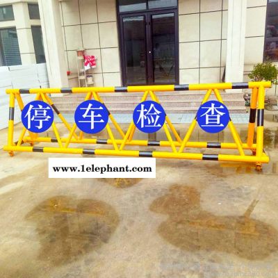 青岛厂家生产各种拒马路障学校门口移动带轮挡车器带刺安全防护栏道路交通防爆设施图4